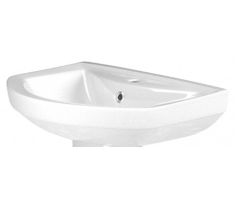 GESSO умывальник Омега Home de luxe с болтами креплениями и сливным хромированным кольцо