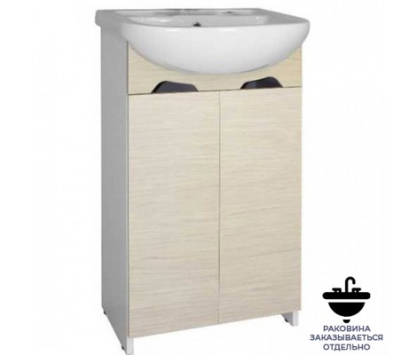 Тумба ЭКО 50 под умывальник Акватон 48 светлый дуб Flamenco