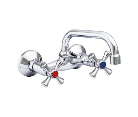 Смеситель для кухни Smes 361-G настенный буксовый Mixxus