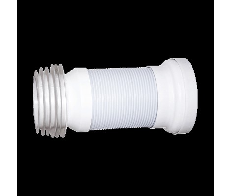 Гофра С-996/1 ОРИО слив раздвижной для унитаза армированный L=270-570мм (1шт/20упак)