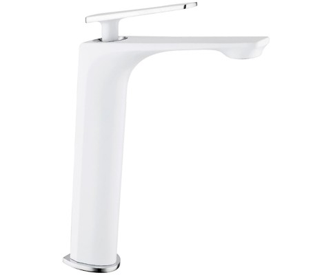 Смеситель для раковины F1058-2 хром белый Frap Смеситель для раковины F1058-2 хром белый Frap