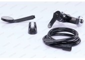 Смеситель д/душ.кабины, PLAMIX Mario-003 SET BLACK (со шлангом, лейкой и кронштейном) (30шт/ящ)