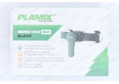 Смеситель д/душ.кабины, PLAMIX Mario-003 SET BLACK (со шлангом, лейкой и кронштейном) (30шт/ящ)