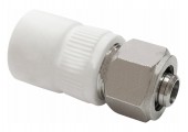Муфта 20*16 комбинированная для соединения PPR-PEX трубы евроконус Valfex