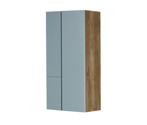 Шкаф навесной Мишель Дуб Рустикальный/Фьорд Aquaton