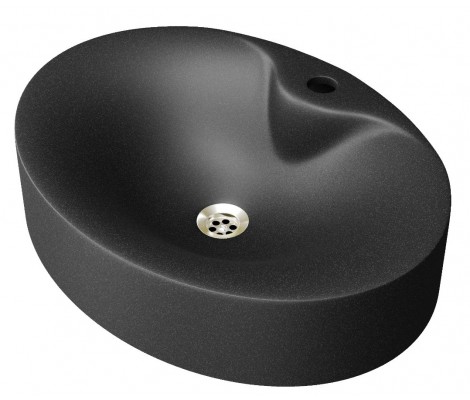 Умывальник Formastone Лотос 110 G404 антрацит Fosto