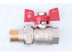 Кран шаровый с американкой   NOLF Classic     1/2