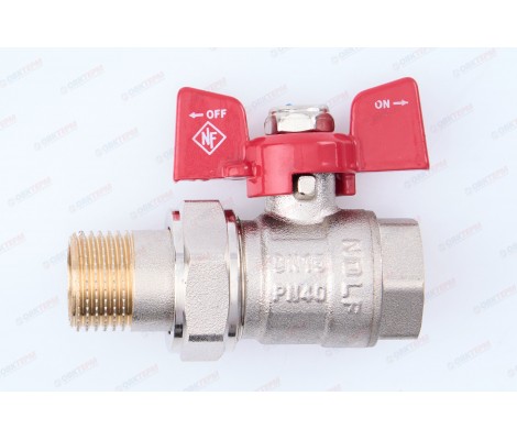 Кран шаровый с американкой   NOLF Classic     1/2