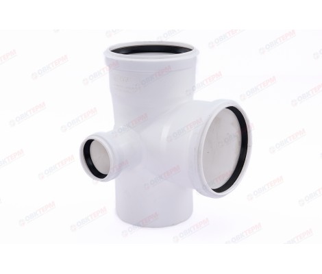 Крестовина ELITE двуплоскостная левая МК МПП 110/110/50х87,белый, РТП