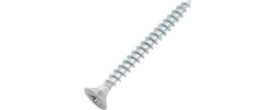 Шуруп универсальный 4,0х50 потай оцинкованный PZ (уп.20шт.) Металвис