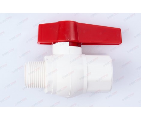 Кран шаровый пластиковый 3/4