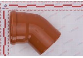 Отвод 160 45° рыжий RTP