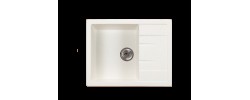 Мойка прямоугольная  570*470мм SIMGRAN S-17 БЕЛЫЙ КРАП  ГЛЯНЕЦ