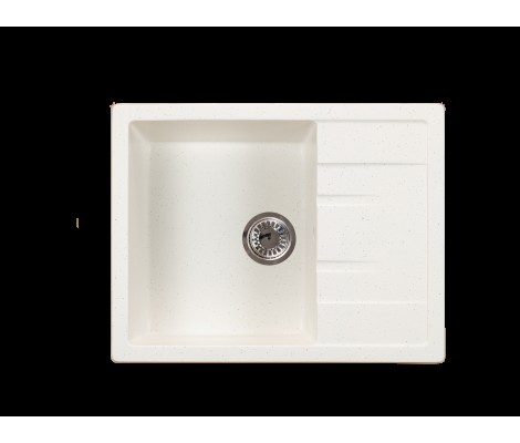 Мойка прямоугольная  570*470мм SIMGRAN S-17 БЕЛЫЙ КРАП  ГЛЯНЕЦ