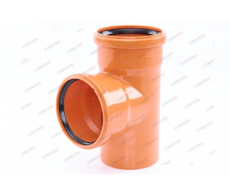 Тройник 110/110/90° рыжая RTP Тройник 110/110/90° рыжая RTP