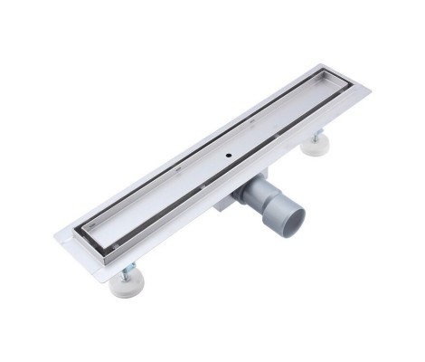 Трап-лоток 80 см под кладку плитки нержавеющая сталь, сухой +гидрозатвор BAD458002 TIM