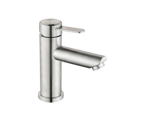 Смеситель для умывальника  нерж/сталь MIXXUS FAN-001-A  