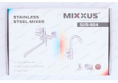 Смеситель для умывальника  нерж/сталь MIXXUS FAN-001-A  