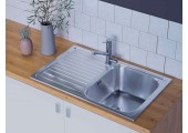 Мойка накладная Z8050R-08-180E satin Zerix