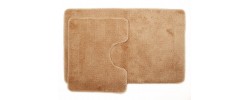 Комплект ковриков для ванны Be`Maks из 2 шт. 50х80/40х50/18мм 161 светло-коричневый Aqua-Prime
