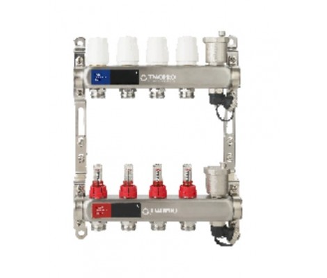 Коллектор с расходомерами без кранов TMOPRO НЕРЖ 1