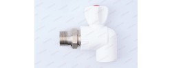 Кран шаровый  радиаторный угловой 25х3/4