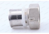 Соединитель пресс с накидной гайкой 26*1