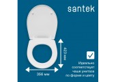 Сиденье для унитаза дюропласт Анимо Santek Сиденье для унитаза дюропласт Анимо Santek
