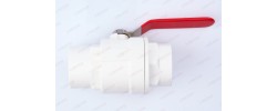 Кран шаровый пластиковый 1 1/2