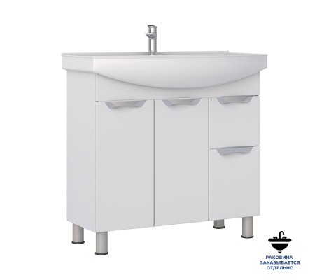 Тумба из ДСП и МДФ Бриз т13-75 под умывальник Стиль Briz