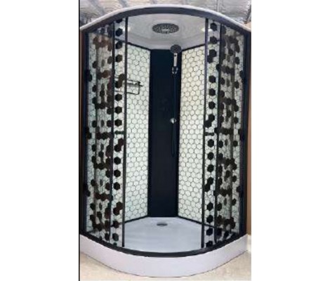 Душевая кабина 61 90*90*215 стекло 4мм, низкий поддон Дана