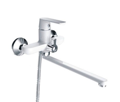 Смеситель для ванны Tiger 006 Euro белый Mixxus Premium