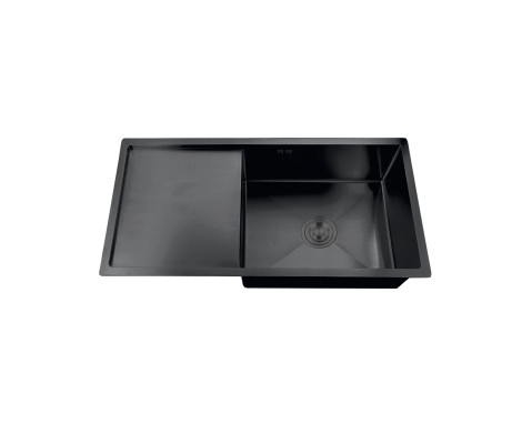 Мойка ZH7844-215 из нержавеющей стали черная SUS304 NANO Zerix