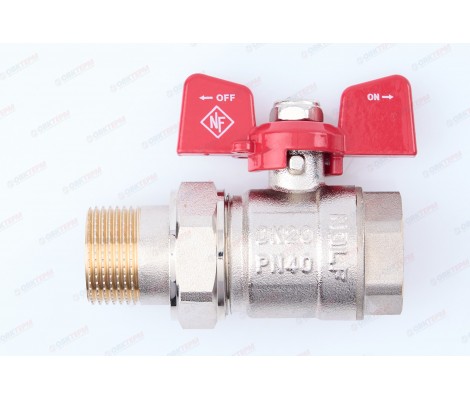 Кран шаровый с американкой   NOLF Classic     3/4