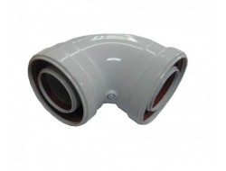 Коаксиальный угол 90° внутренняя Ø100 /Ø60 Camino