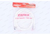 Шланг для душа Chr.Z02 белый 150см Zerix