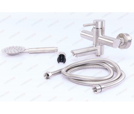 Смеситель для ванны SUS 009 &Oslash;40 короткий из нержавеющей стали SUS304 Mixxus  