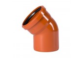 Отвод 110 45° рыжий RTP