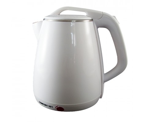 Чайник Comfort 321 1,8л белый нержавейка Комфорт
