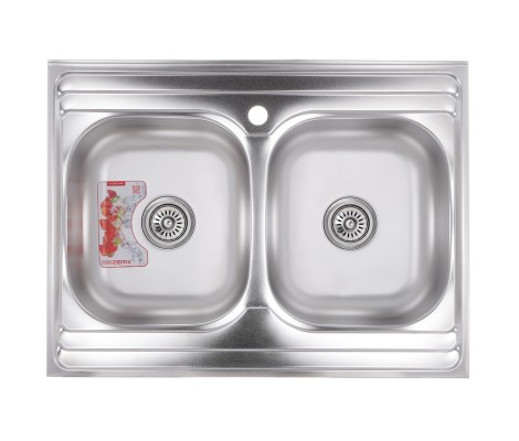 Мойка накладная Z8060B-08-180E Satin Zerix Мойка накладная Z8060B-08-180E Satin Zerix