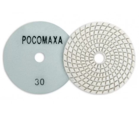 Круг алмазный гибкий шлифовальный d100 мм, зерно P30 (5шт/уп) Росомаха