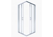 Душевое ограждение AB14100Х1 1000* 1000* 2000 Alex Baitler
