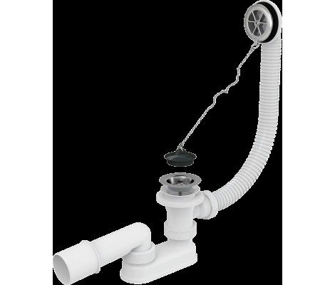 Сифон для ванны хромированный ALKAPLAST Сифон для ванны хромированный ALKAPLAST
