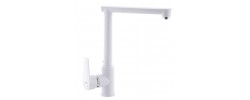 Смеситель для кухни Mario-017 без подводки &Oslash;35 белый Plamix 